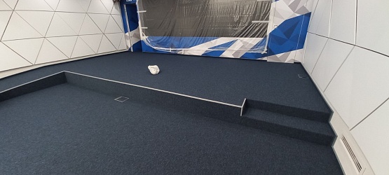 Укладка ковролина -400м2